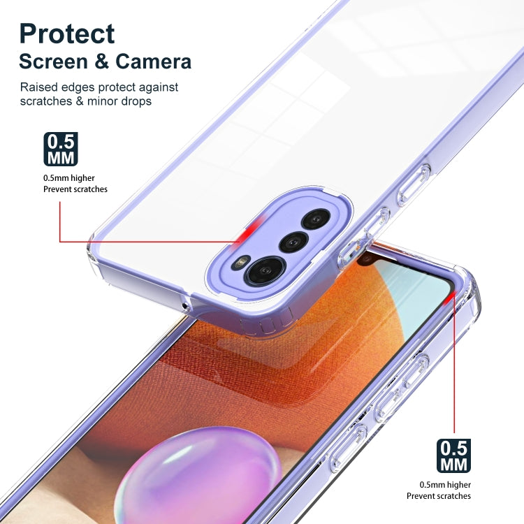 FRAME Zadný kryt pre Motorola Moto E32 / E32s - fialový