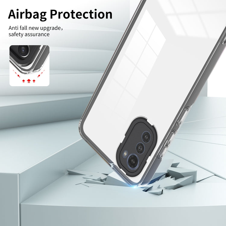 FRAME Zadný kryt pre Motorola Moto E32 / E32s - čierny