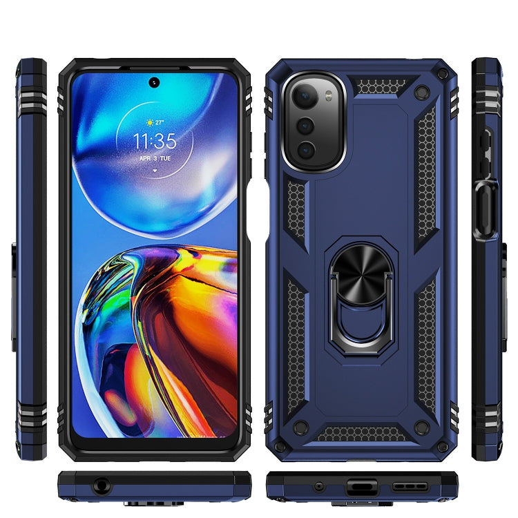 RING ARMOR Tvrdený kryt pre Motorola Moto E32 / E32s - modrý
