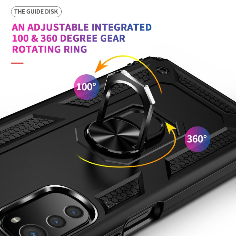 RING ARMOR Tvrdený kryt pre Motorola Moto E32 / E32s - čierny