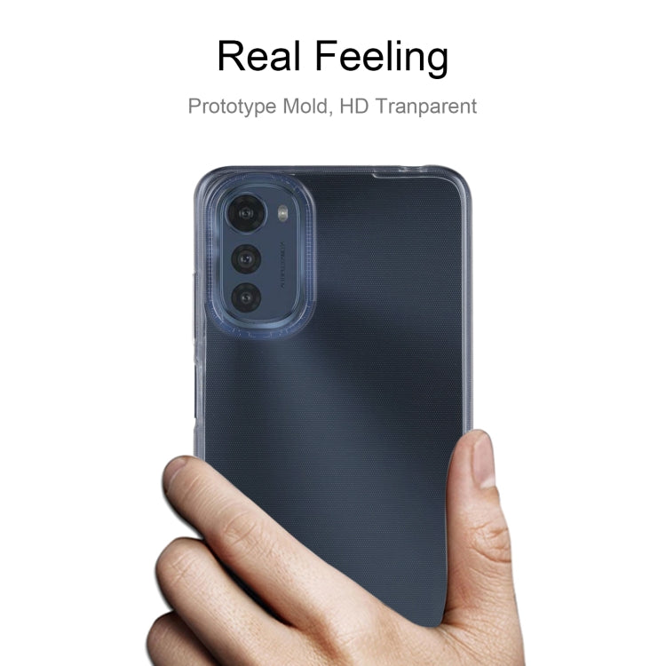 TRANSPARENTNÝ Silikónový obal pre Motorola Moto E32 / E32s - priesvitný