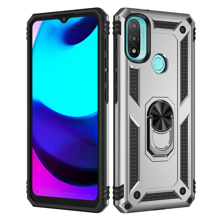 RING ARMOR Tvrdený kryt pre Motorola Moto E20 / E30 / E40 - sivý
