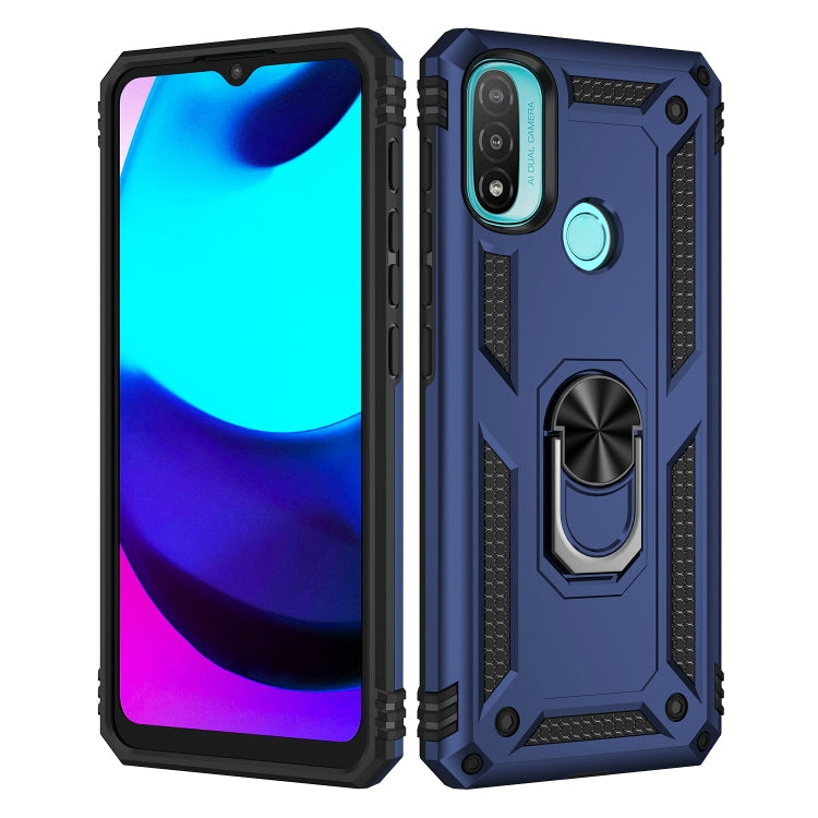 RING ARMOR Tvrdený kryt pre Motorola Moto E20 / E30 / E40 - modrý