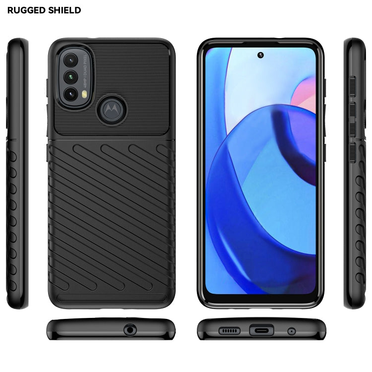 THUNDER Ochranný kryt pre Motorola Moto E20 / E30 / E40 - čierny