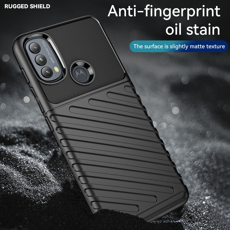 THUNDER Ochranný kryt pre Motorola Moto E20 / E30 / E40 - čierny