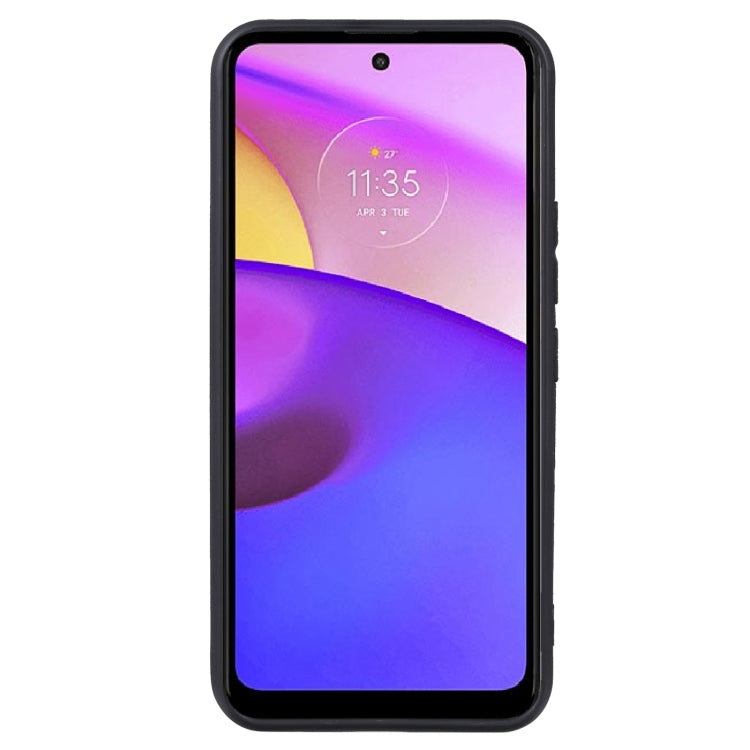 MATT Silikónový obal pre Motorola Moto E20 / E30 / E40 - čierny