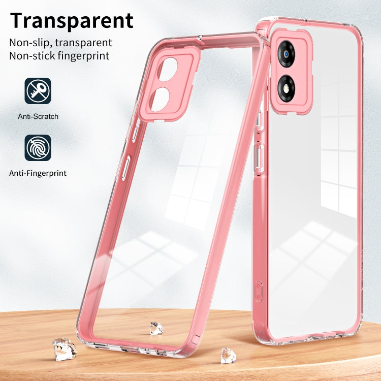 FRAME Zadný kryt pre Motorola Moto E13 - ružový