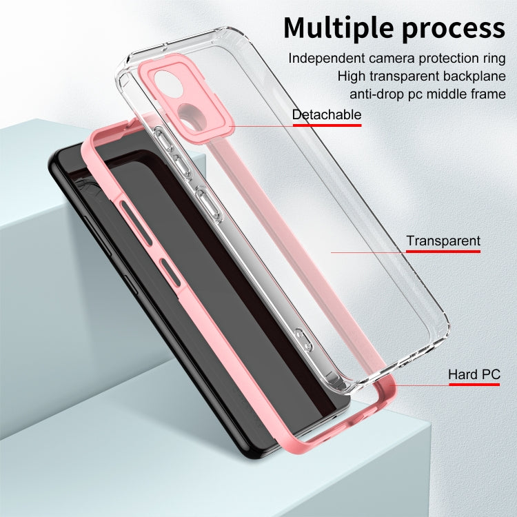 FRAME Zadný kryt pre Motorola Moto E13 - ružový
