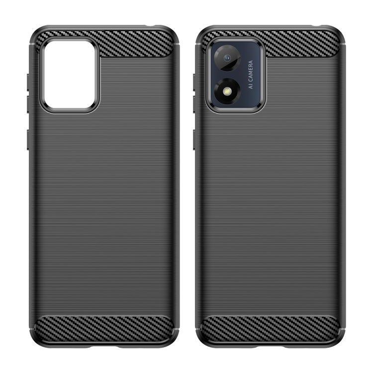 CARBON Zadný obal pre Motorola Moto E13 - čierny