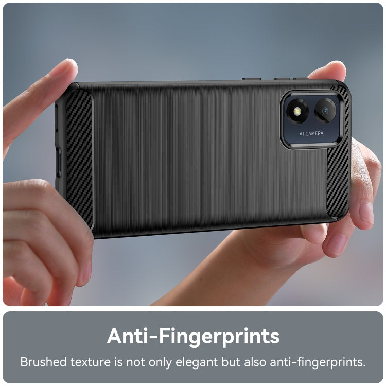 CARBON Zadný obal pre Motorola Moto E13 - čierny