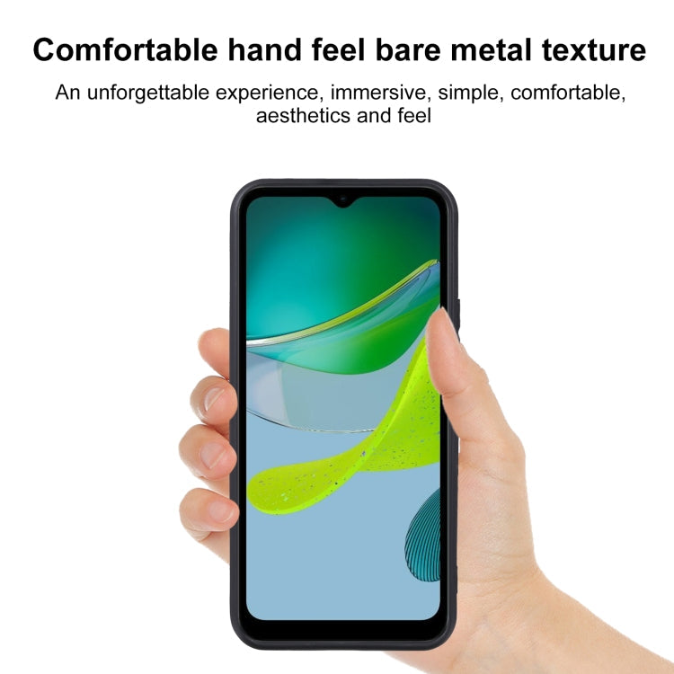 MATT Silikónový obal pre Motorola Moto E13 - čierny