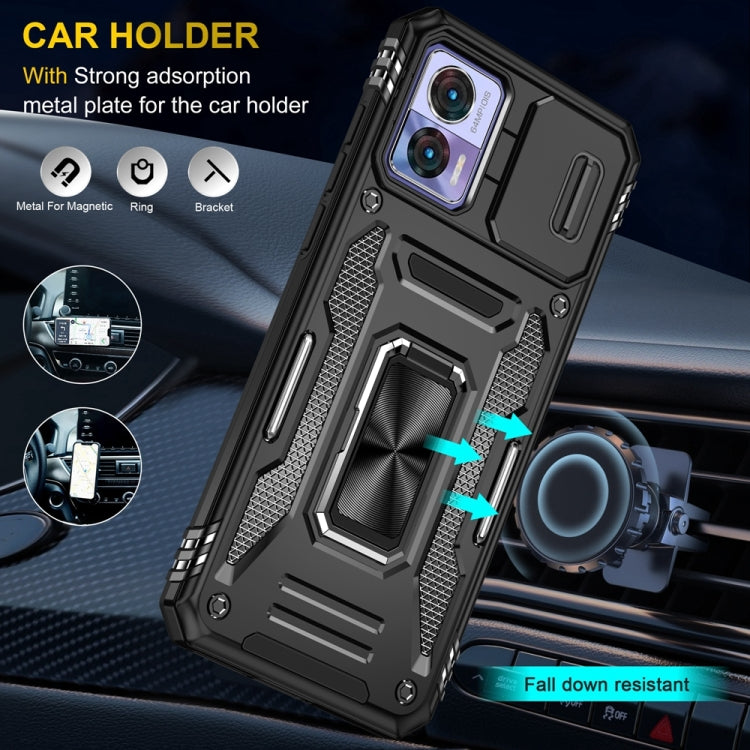 HOLDER ARMOR Tvrdený kryt pre Motorola Edge 30 Neo - čierny
