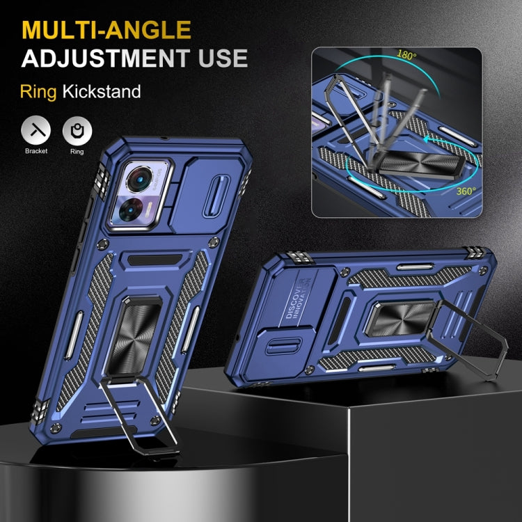 HOLDER ARMOR Tvrdený kryt pre Motorola Edge 30 Neo - modrý