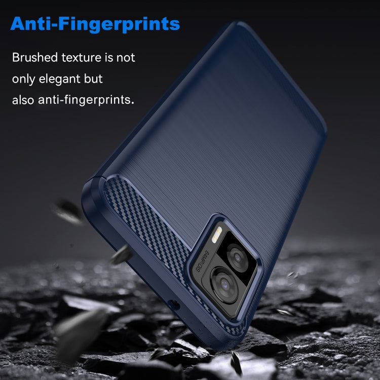 CARBON Zadný obal pre Motorola Edge 30 Neo - modrý