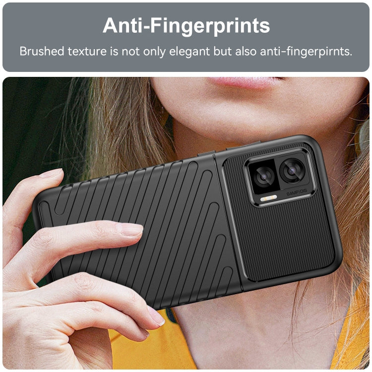 THUNDER Ochranný kryt pre Motorola Edge 30 Neo - čierny