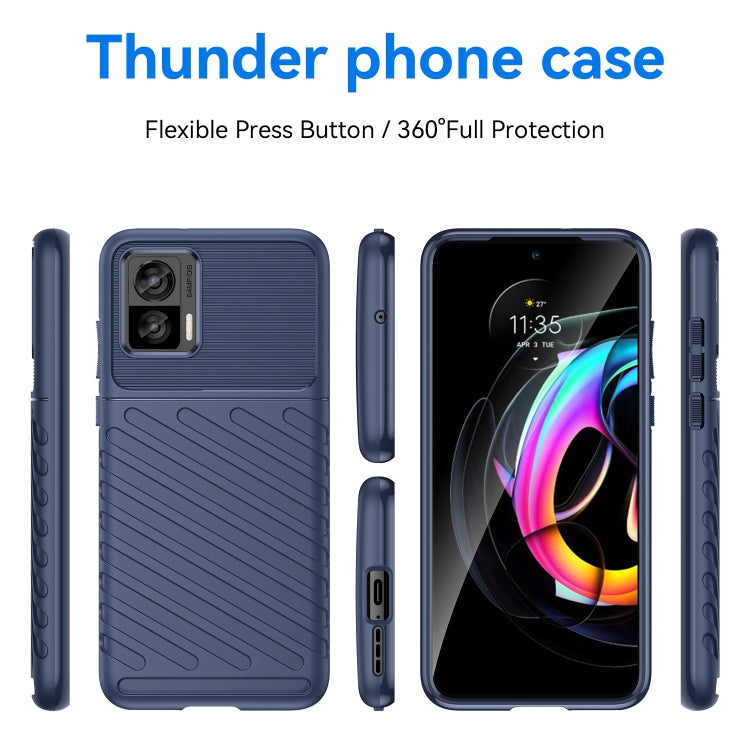 THUNDER Ochranný kryt pre Motorola Edge 30 Neo - modrý