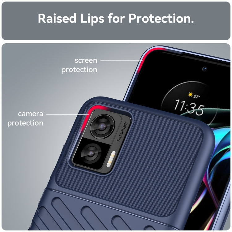 THUNDER Ochranný kryt pre Motorola Edge 30 Neo - modrý