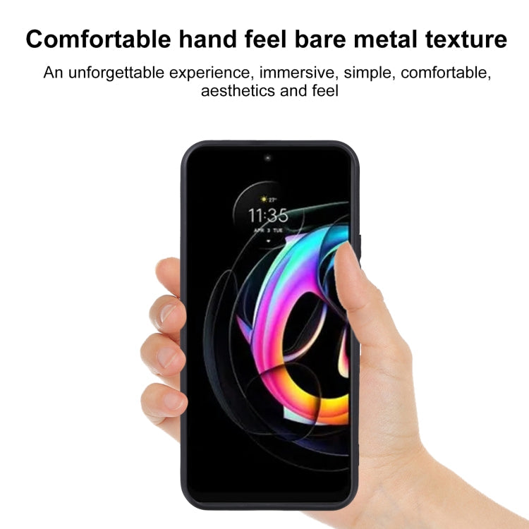 MATT Silikónový obal pre Motorola Edge 30 Neo - čierny