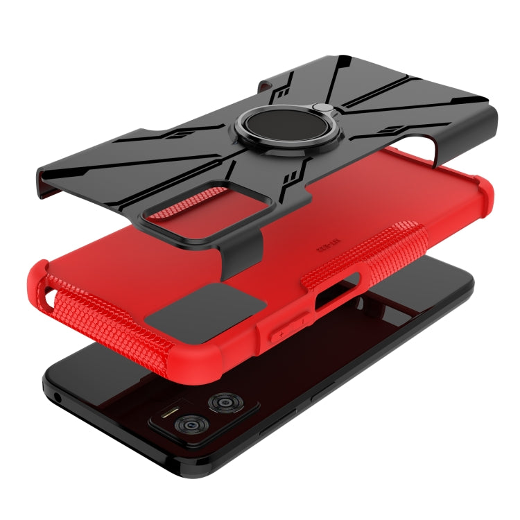 HOLDER ARMOR Tvrdený kryt pre Motorola Moto E22 / E22i - červený