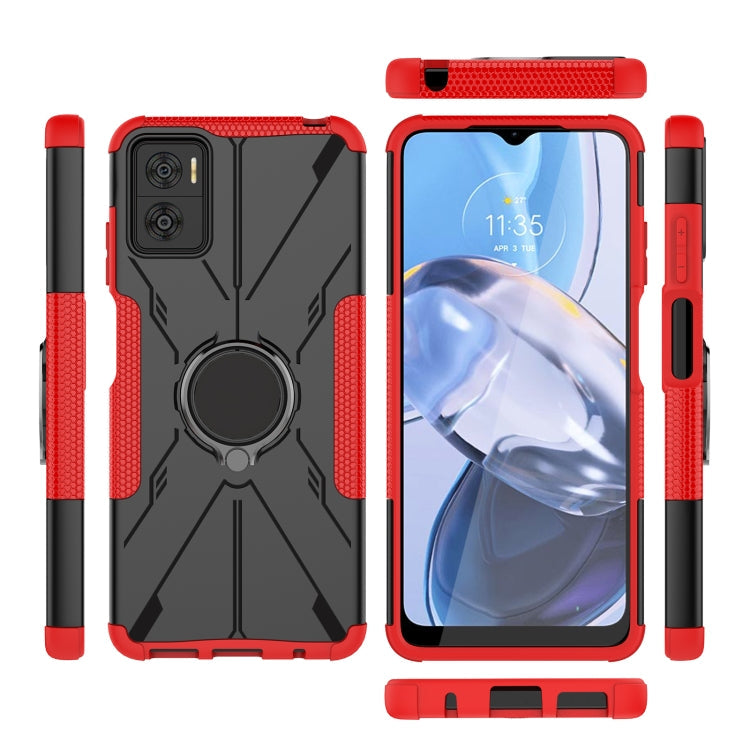 HOLDER ARMOR Tvrdený kryt pre Motorola Moto E22 / E22i - červený