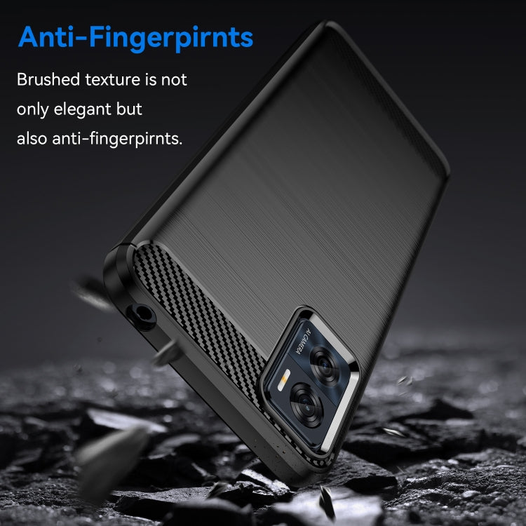 CARBON Zadný obal pre Motorola Moto E22 / E22i - čierny