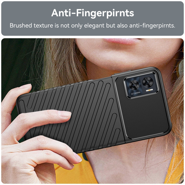THUNDER Ochranný kryt pre Motorola Moto E22 / E22i - čierny