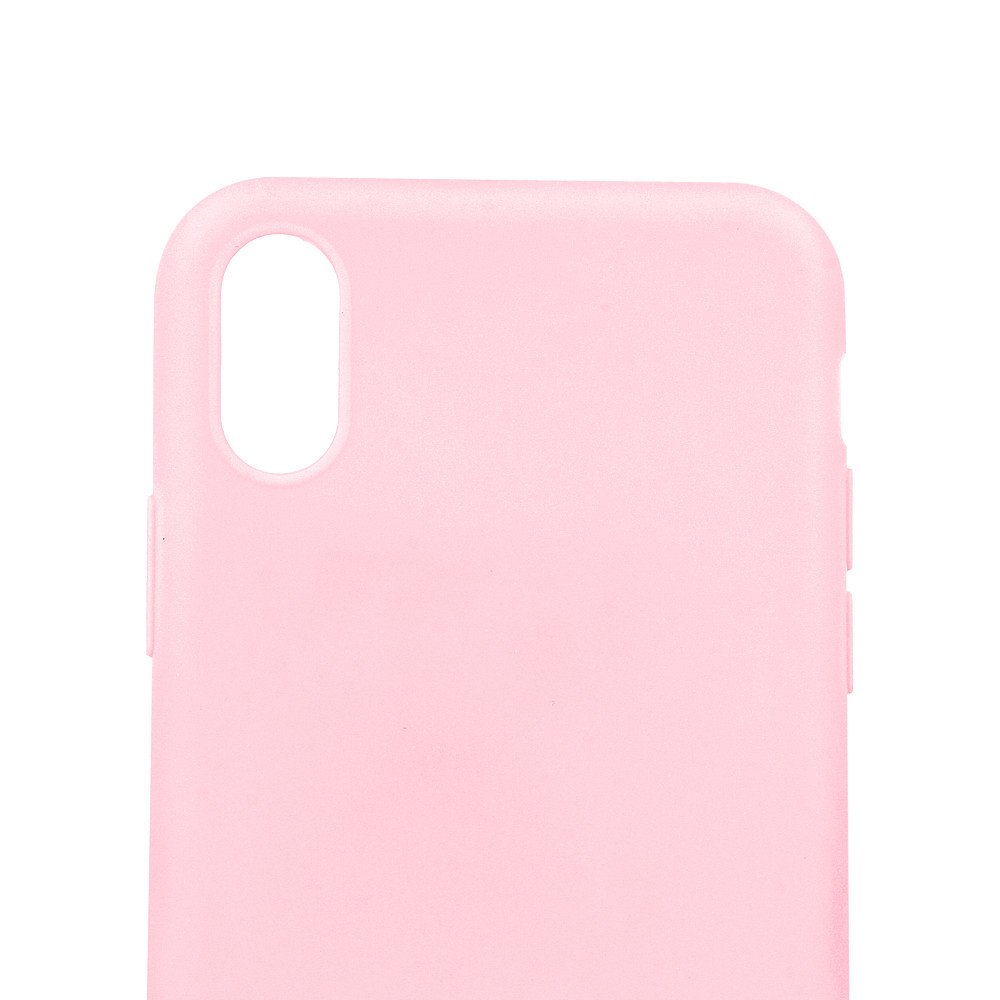 Silikónové puzdro Matt TPU pre Apple iPhone XS Max ružové