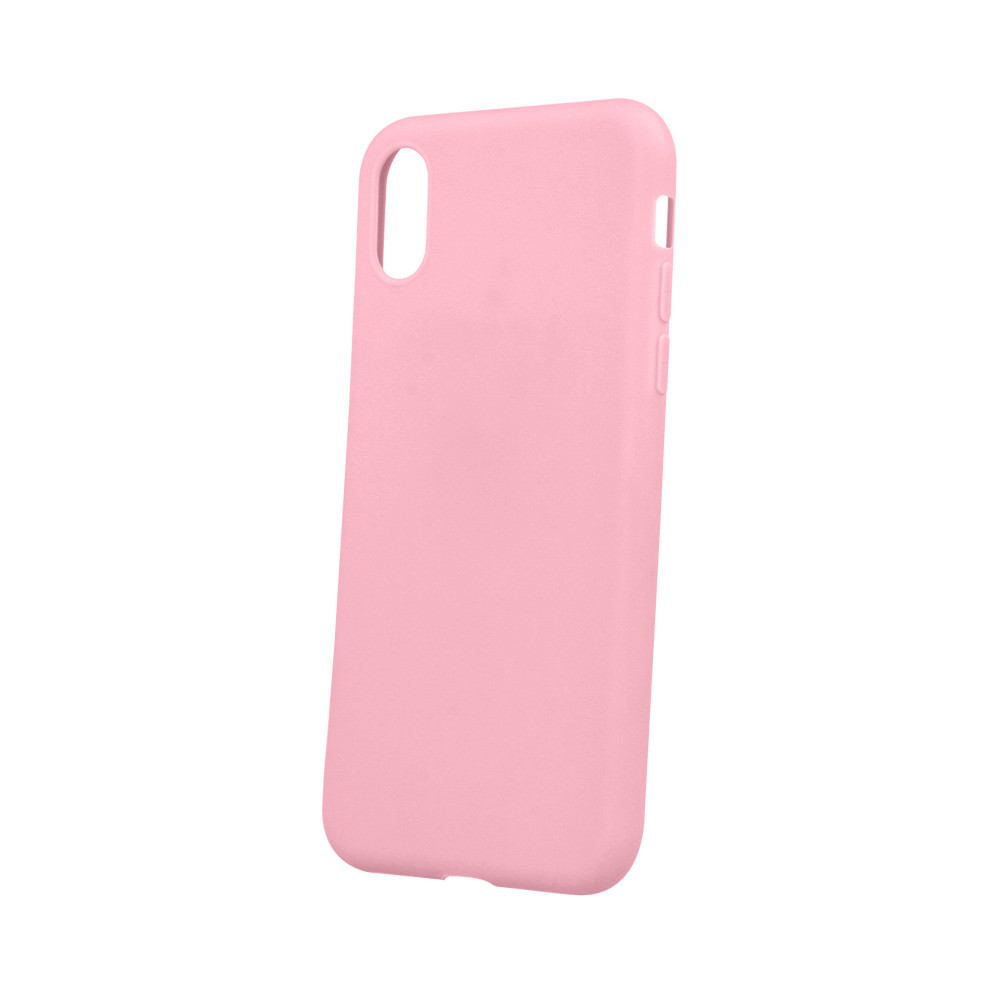 Silikónové puzdro Matt TPU pre Apple iPhone XS Max ružové