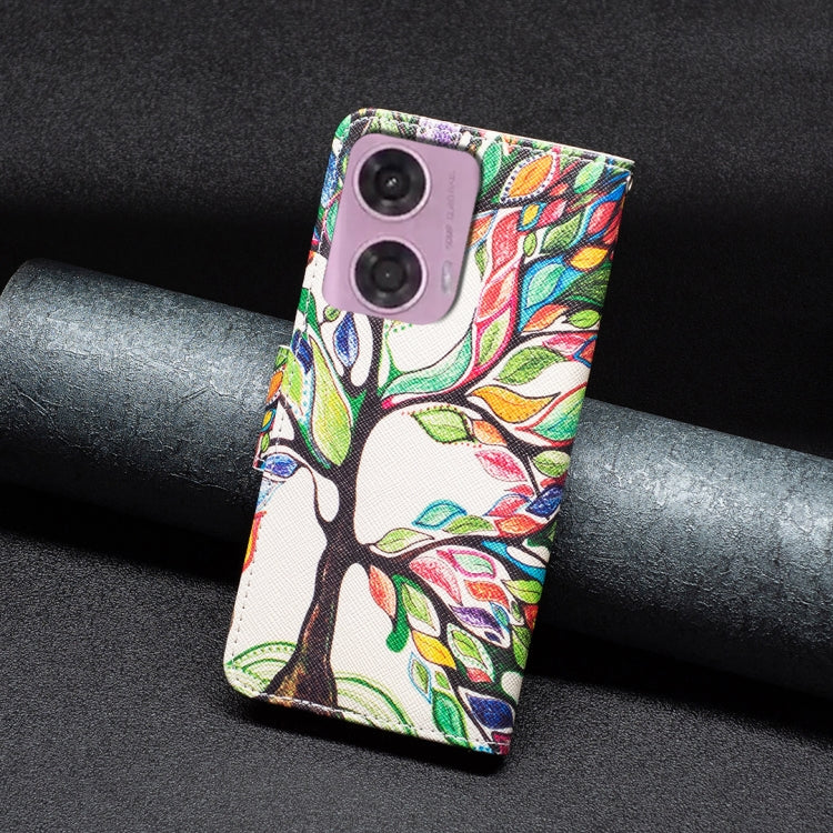 PAINT Knižkové puzdro pre Motorola Moto G34 5G - Tree