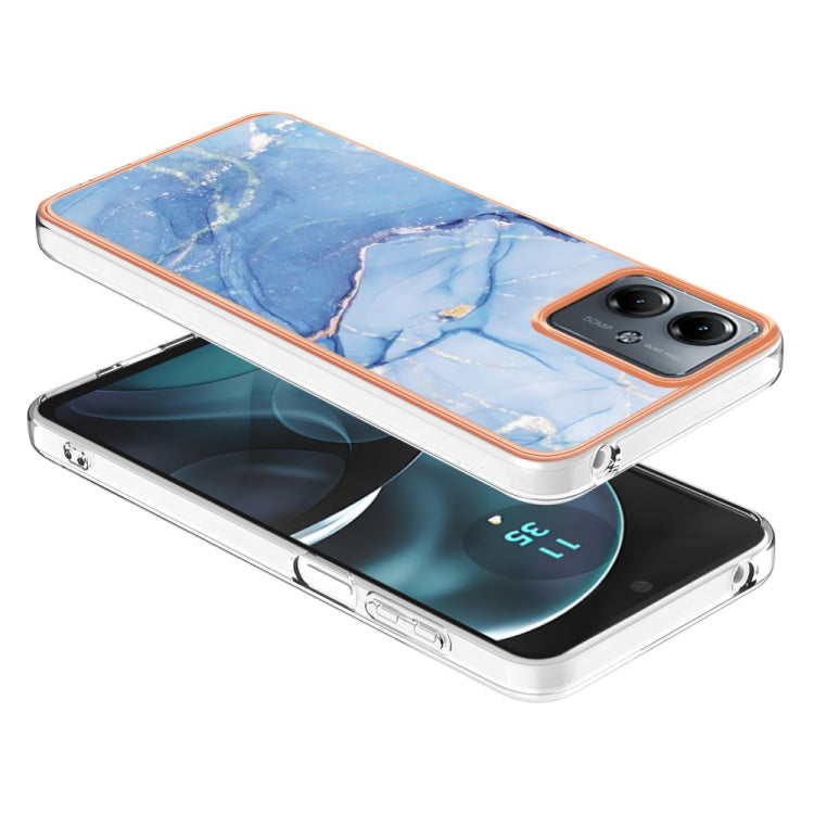 MARBLE Zadný kryt pre Motorola Moto G14 - modrý