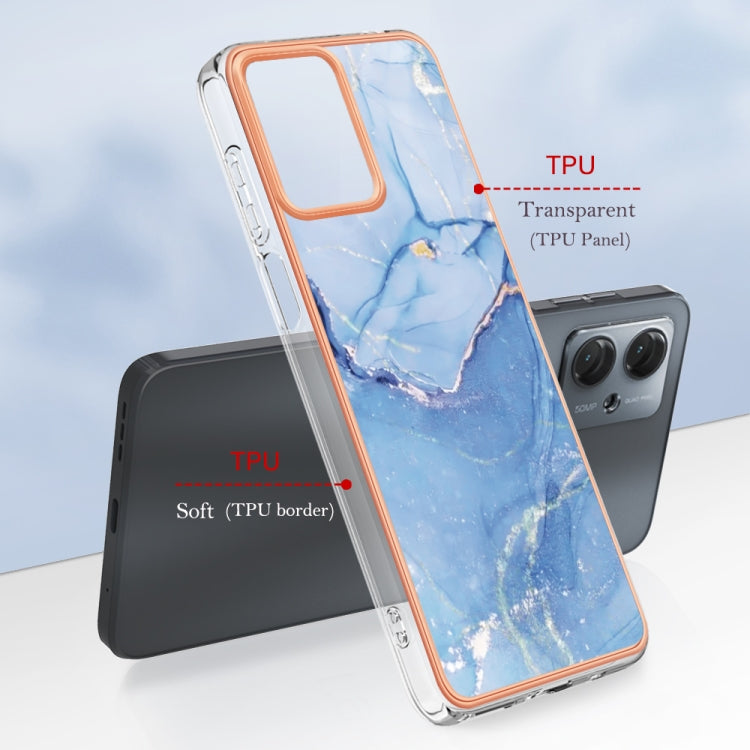 MARBLE Zadný kryt pre Motorola Moto G14 - modrý