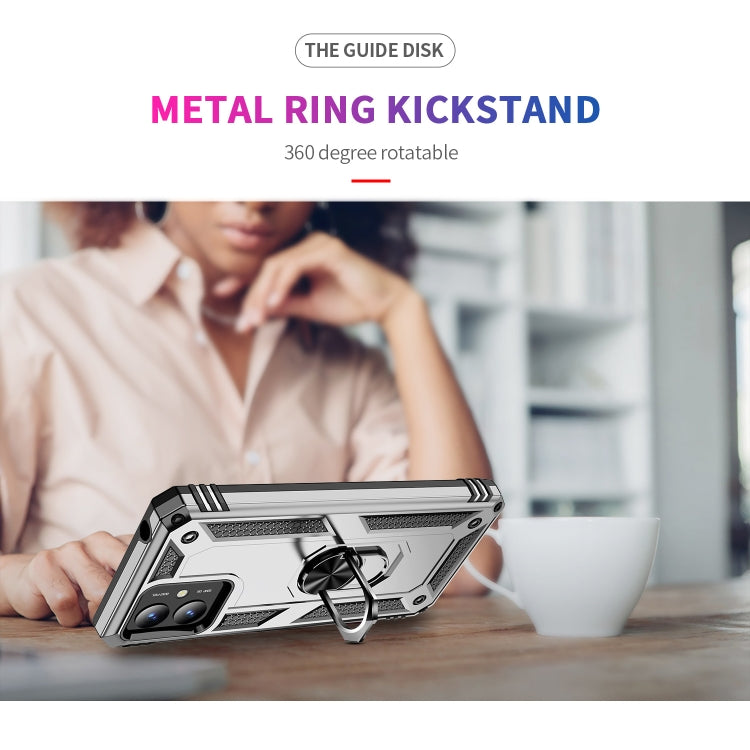 RING ARMOR Tvrdený kryt pre Motorola Moto G14 - sivý