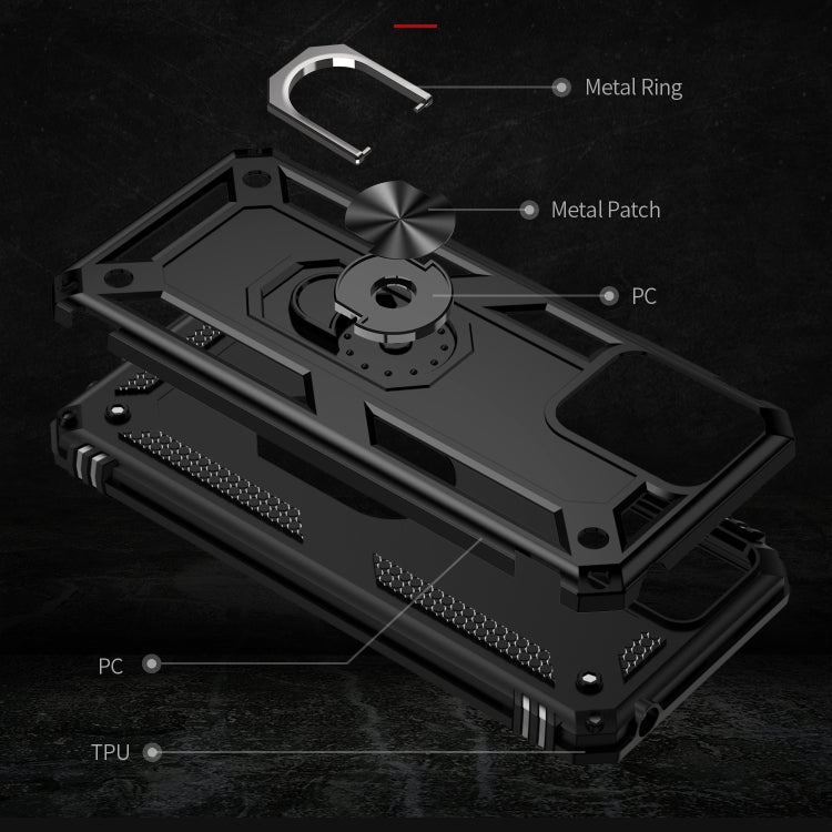 RING ARMOR Tvrdený kryt pre Motorola Moto G14 - čierny