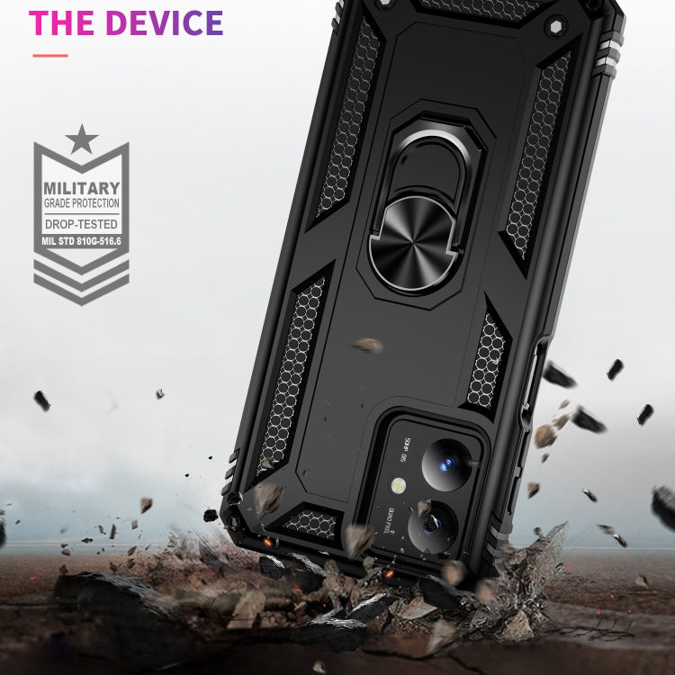 RING ARMOR Tvrdený kryt pre Motorola Moto G14 - čierny