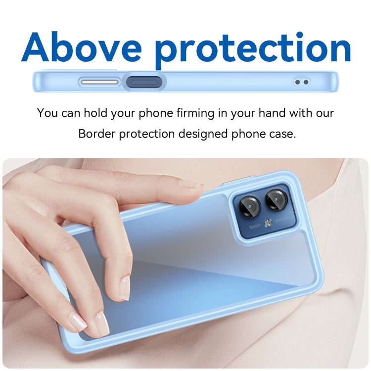 ACRYLIC Zadný kryt pre Motorola Moto G14 - modrý