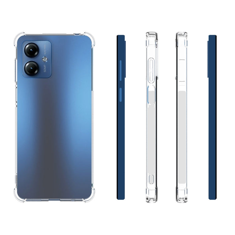 TRANSPARENTNÝ Silikónový obal pre Motorola Moto G14 - priesvitný