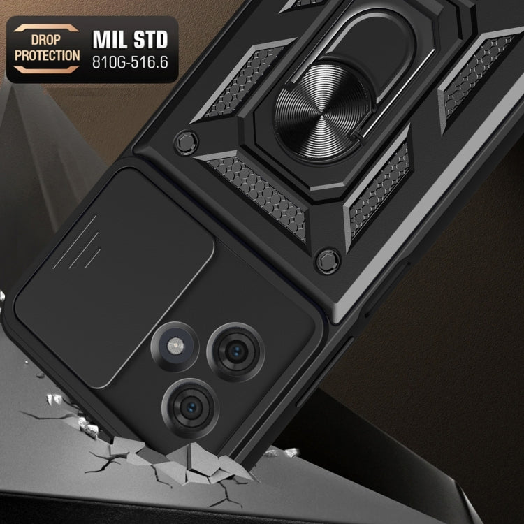 SLIDING ARMOR Tvrdený kryt pre Motorola Moto G54 5G / G54 5G Power Edition - zelený
