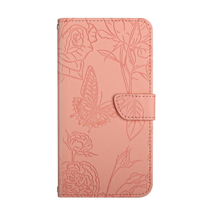 BUTTERFLY Knižkové puzdro pre Motorola Moto G54 5G / G54 5G Power Edition - SKIN ružové