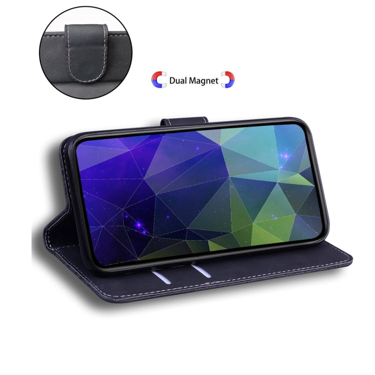 SOLID Knižkové puzdro pre Motorola Moto G54 5G / G54 5G Power Edition - čierne