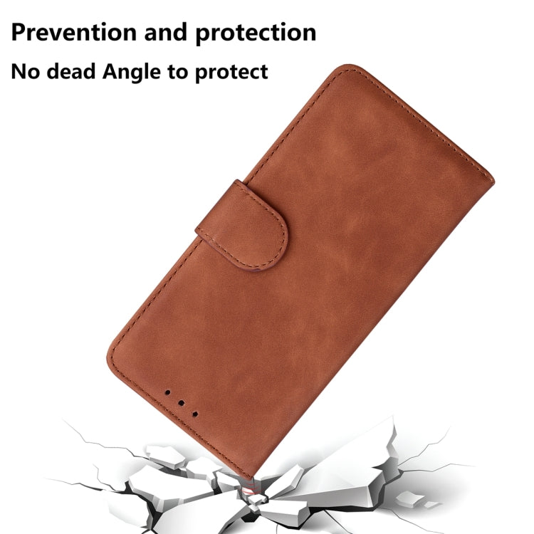 SOLID Knižkové puzdro pre Motorola Moto G54 5G / G54 5G Power Edition - hnedé