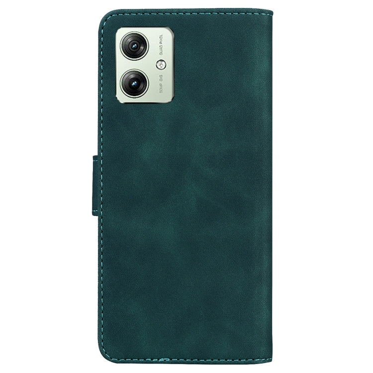 SOLID Knižkové puzdro pre Motorola Moto G54 5G / G54 5G Power Edition - zelené