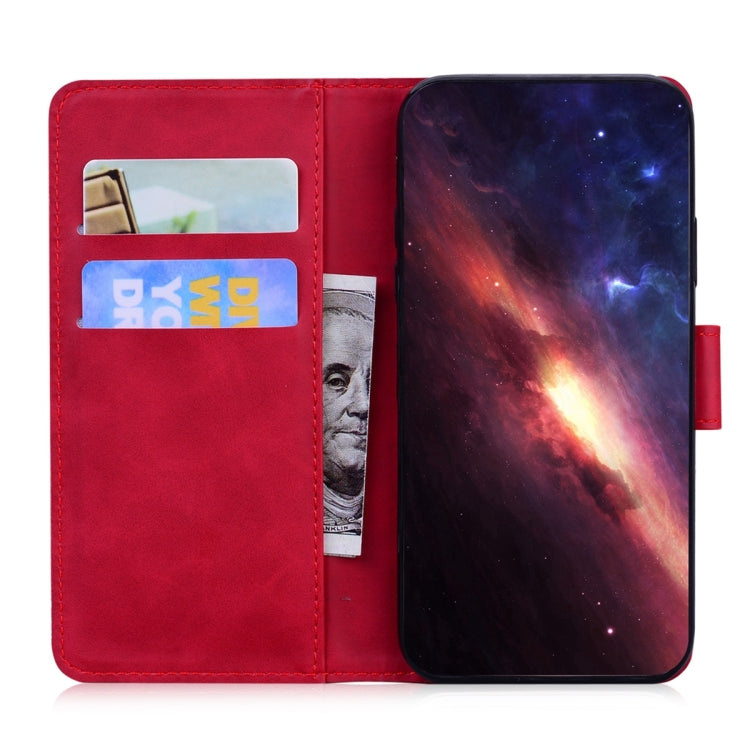 SOLID Knižkové puzdro pre Motorola Moto G54 5G / G54 5G Power Edition - červené
