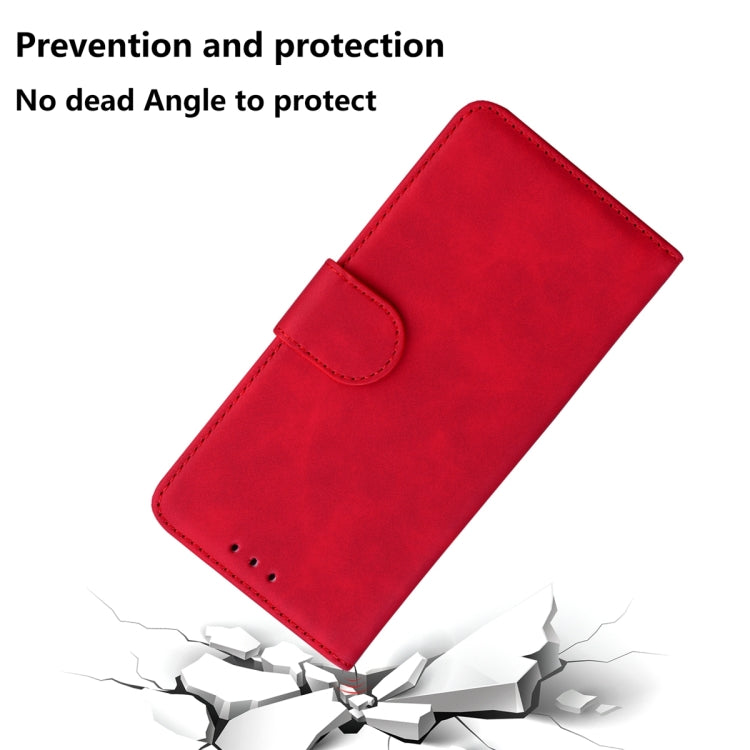 SOLID Knižkové puzdro pre Motorola Moto G54 5G / G54 5G Power Edition - červené