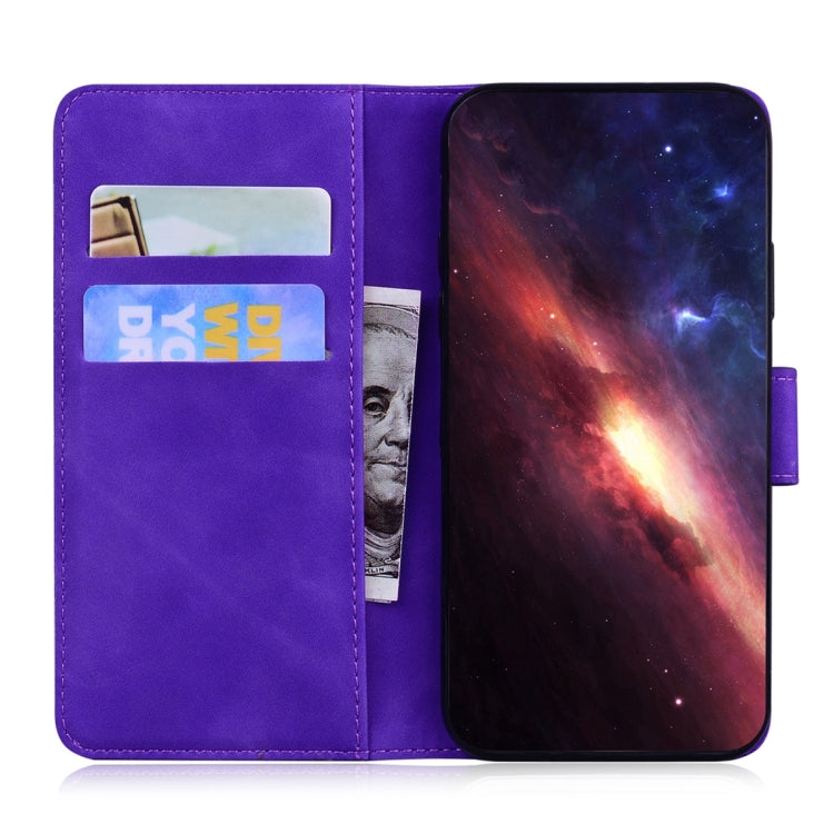 SOLID Knižkové puzdro pre Motorola Moto G54 5G / G54 5G Power Edition - fialové
