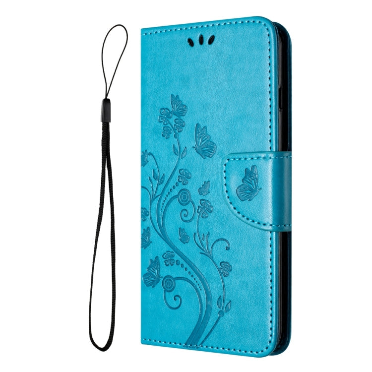BUTTERFLY Knižkové puzdro pre Motorola Moto G54 5G / G54 5G Power Edition - modré