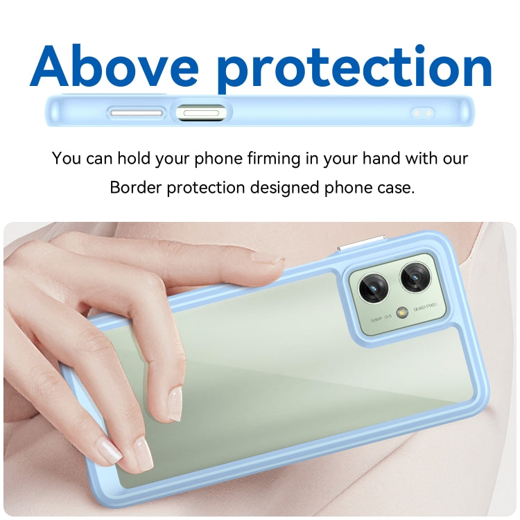 ACRYLIC Zadný kryt pre Motorola Moto G54 5G / G54 5G Power Edition - modrý