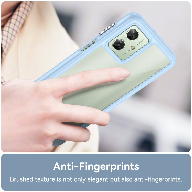 ACRYLIC Zadný kryt pre Motorola Moto G54 5G / G54 5G Power Edition - modrý