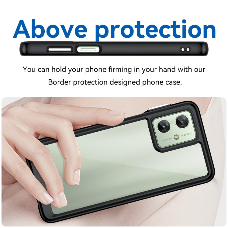ACRYLIC Zadný kryt pre Motorola Moto G54 5G / G54 5G Power Edition - čierny
