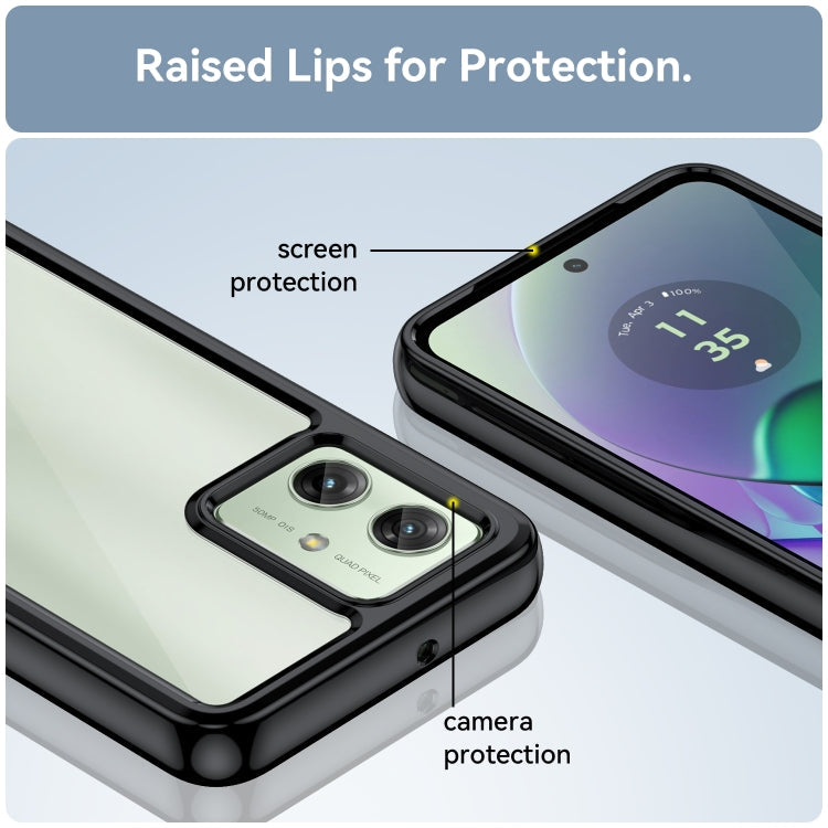 ACRYLIC Zadný kryt pre Motorola Moto G54 5G / G54 5G Power Edition - čierny