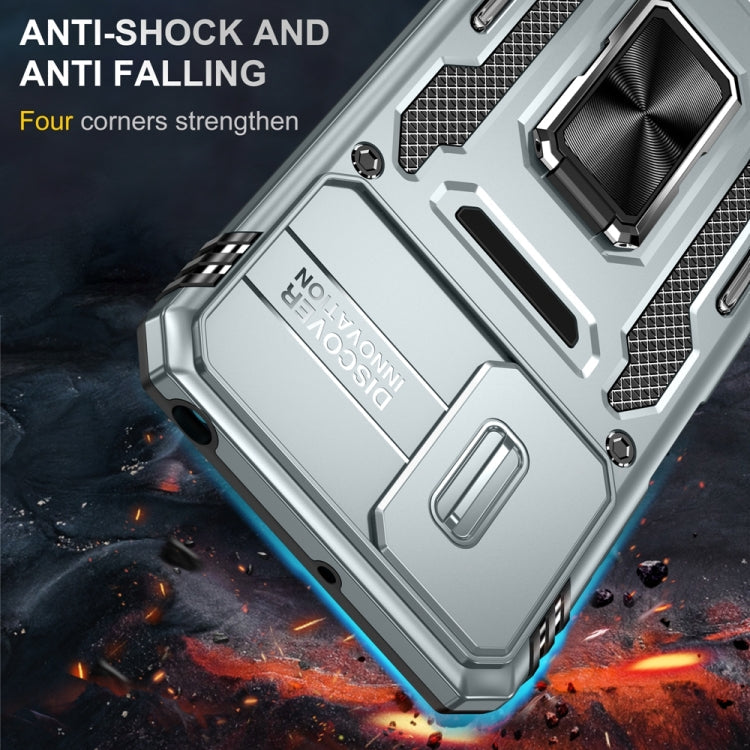 HOLDER ARMOR Tvrdený kryt pre Motorola Moto G42 - sivý